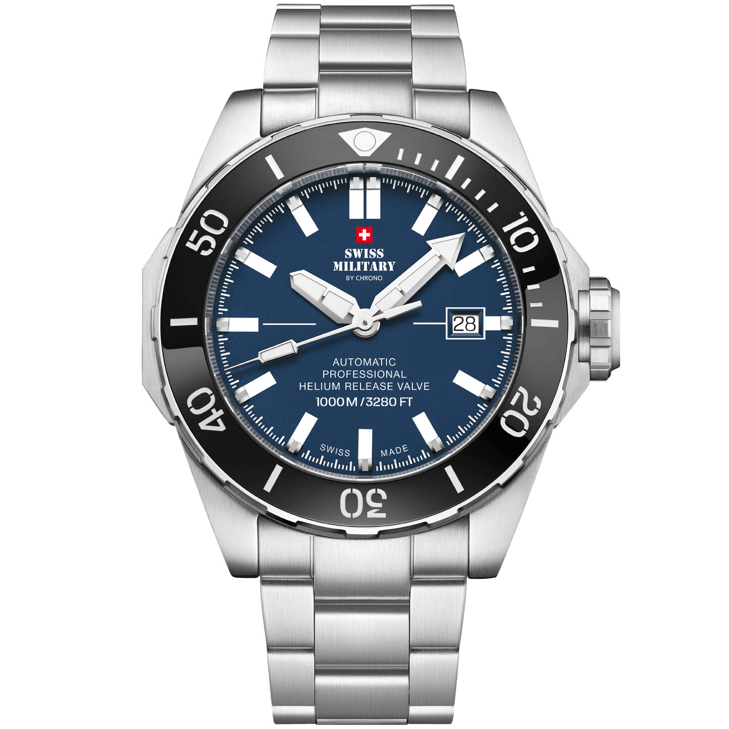 Часы Swiss Military Diver 1000m SMA34092.02